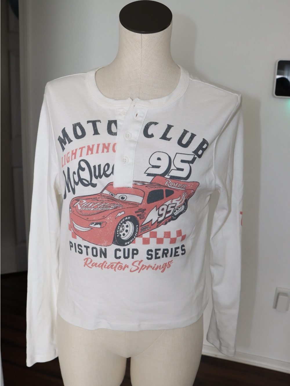 Cars Lightning McQueen White Top